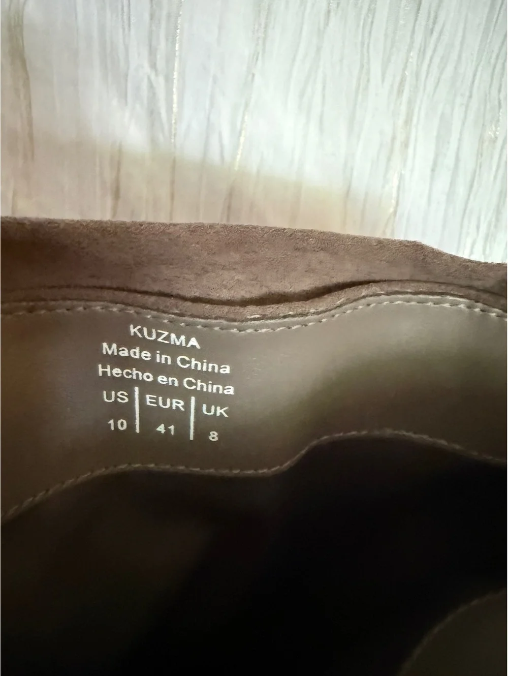 Women's Tall Brown Suede High Heel Boots
